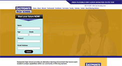 Desktop Screenshot of eastpointehs.com